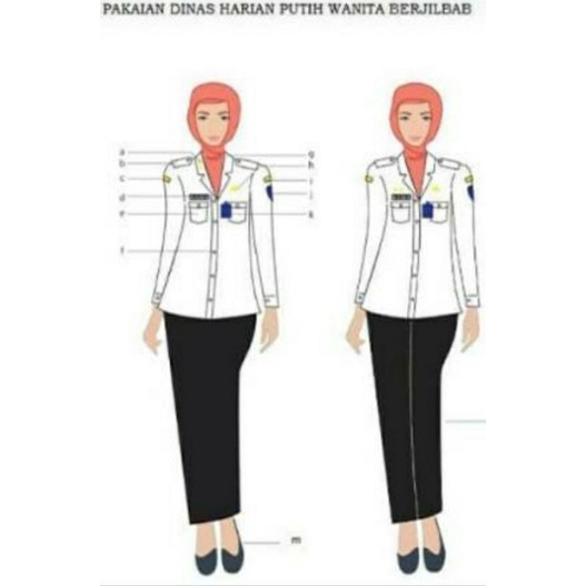 SERAGAM DINAS PDH JUMBO/PREMIUM KAIN NAGATA XXL-7L lengan kancing