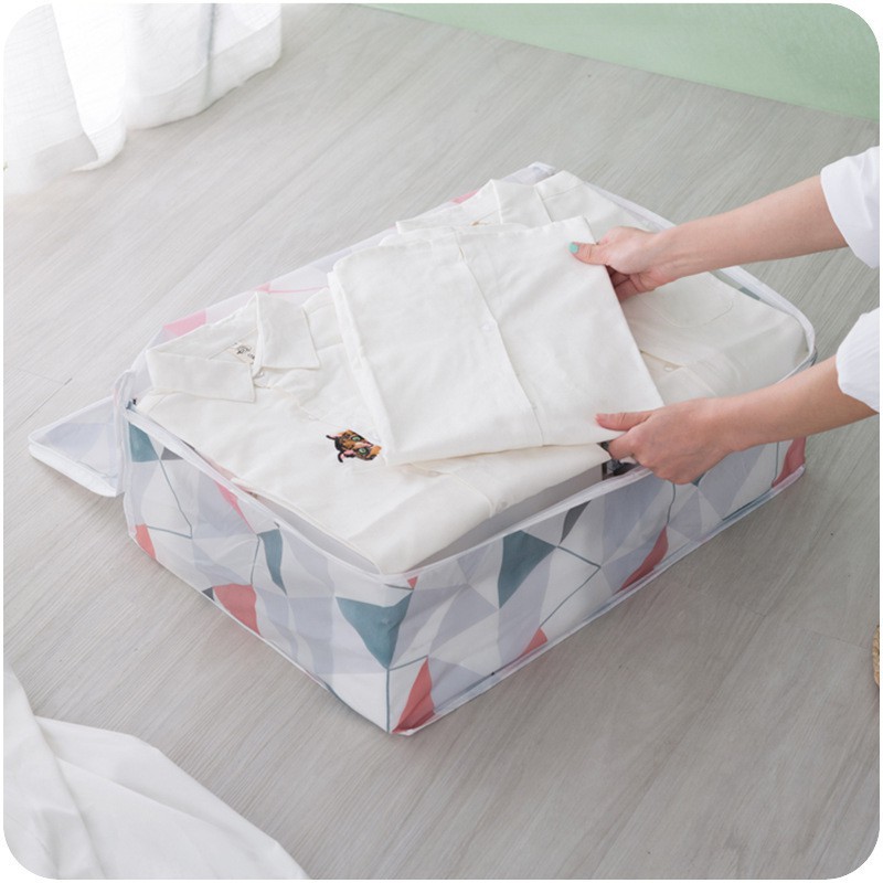 Tempat Penyimpanan Bed Cover Selimut Pakaian Storage Bag Serbaguna Waterproof - Tempat Penyimpanan Selimut Dan Pakaian Praktis Rapih Blanket And Clothes Storage Bag Bag Selimut