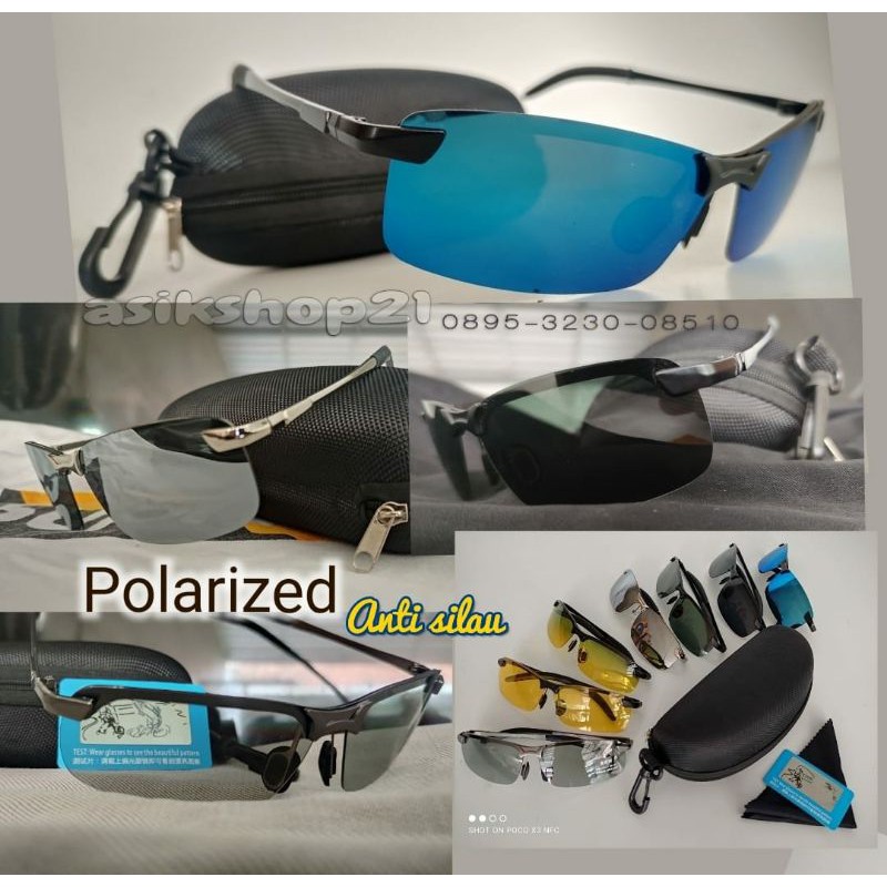Kacamata polarized  anti silau paser / mancing ikan berkendaraan