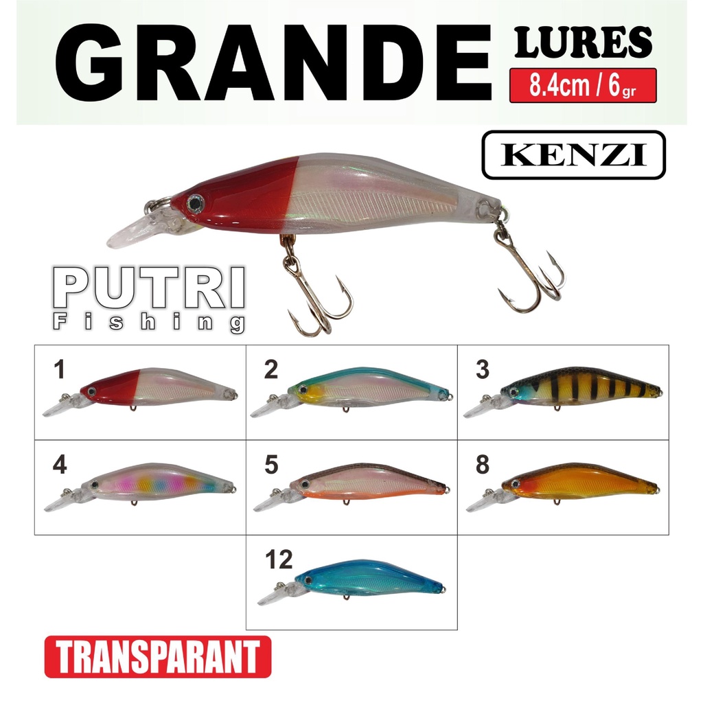 KENZI GRANDE LURES 84mm 6gr