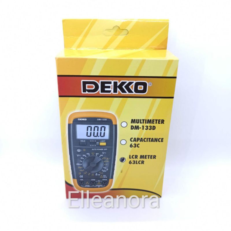 LCR Meter Digital Dekko 63LCR