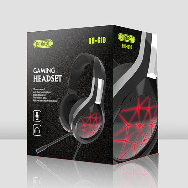 HEADPHONE Gaming ROBOT RH-G10|RH G10 With Microphone Original ROBOT