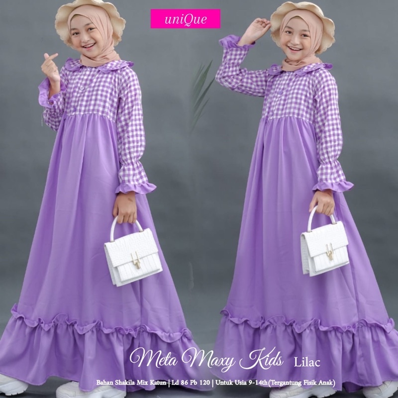 Gamis Anak Anak • META MAXY KIDS BY UNIQUE FASHION