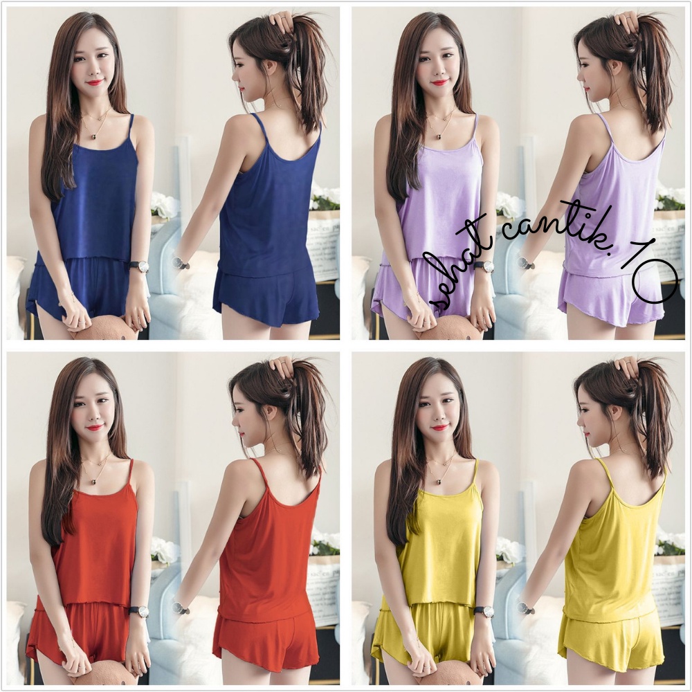 Setelan Set Baju Lingeri Lingerie Tidur  Dinas Istri Malam Pertama Haram Transparan Wanita Dewasa Se