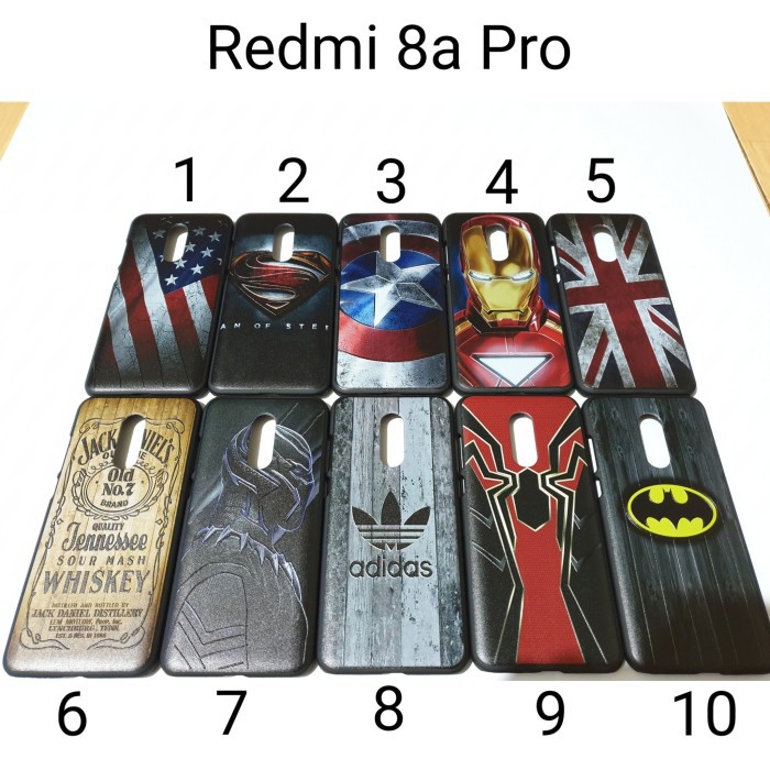 Hardcase Karakter XIAOMI Redmi 8a Pro back case Hard Case Redmi8a pro