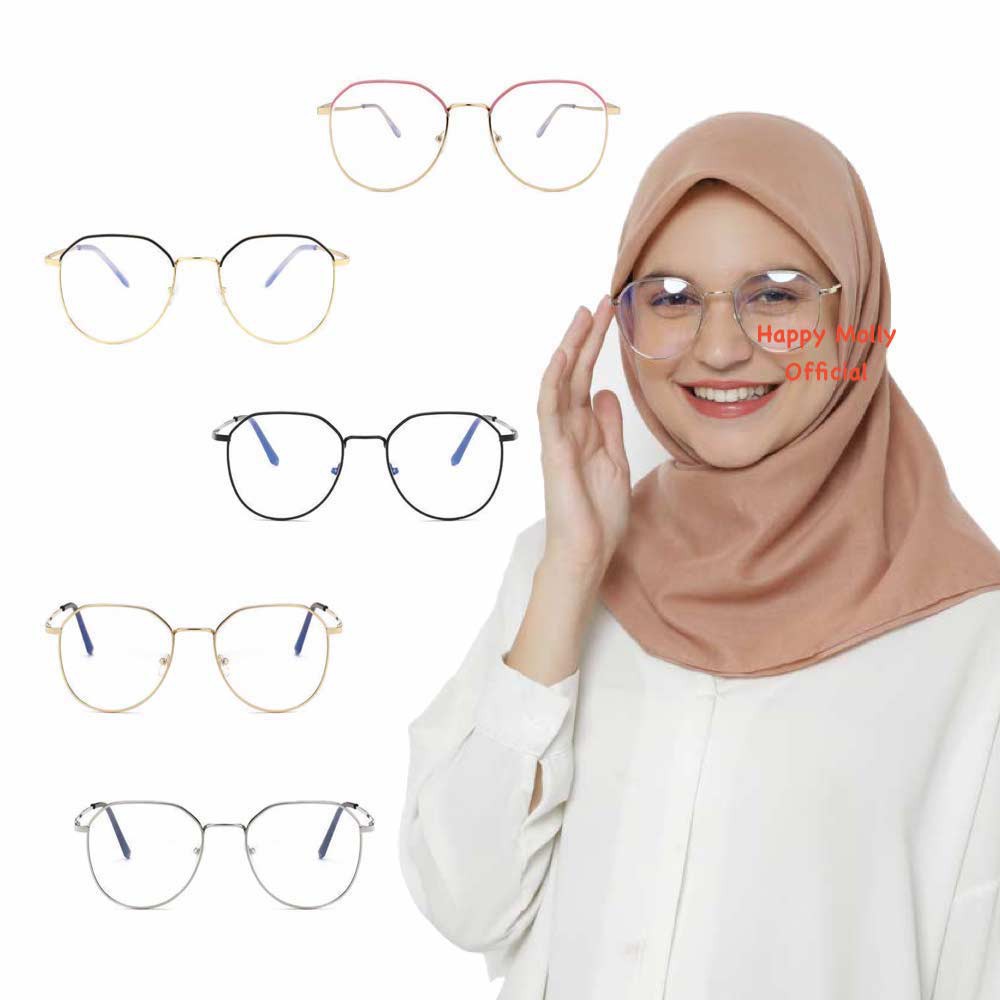 Kacamata Anti Radiasi (Design Korea) Pria dan Wanita Hijab - HM510 D ( Group Solo )