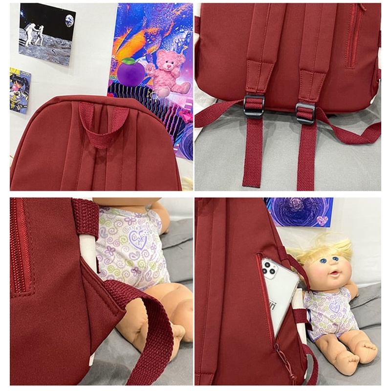 Tas Ransel Backpack Gendong Branded Batam Multifungsi Pria Wanita Cewek Remaja Dewasa Kanvas Sekolah Fashion