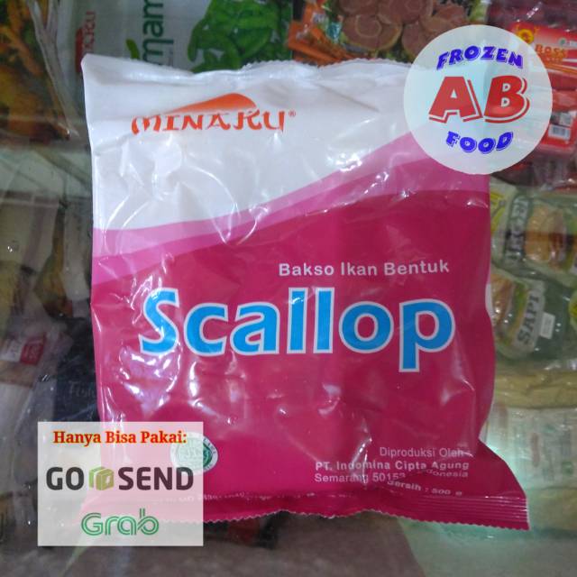 

MINAKU Scallop 500 gram Bakso Ikan Bentuk Scallop 500gram MINAKU Baso Scallop Baso Ikan 500g