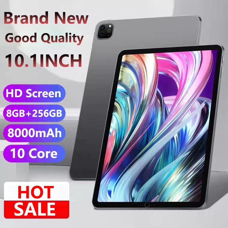 【Produk Baru】 2023 Tablet PC Original 4G/5G Baru Android 6GB+128GB Tablet Android Dual Sim 10.1 inch Drawing Tablet With Pen