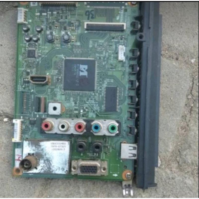 mainboard tv lcd toshiba 32pb2e mesin lcd toshiba 32