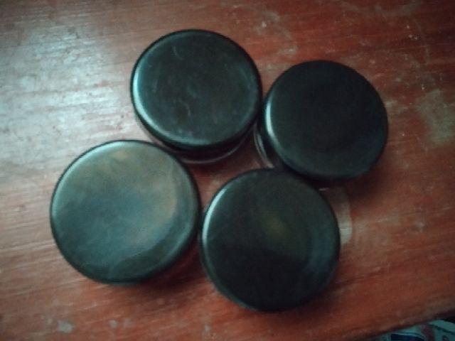 Pot Cream 5gram / 5 Gram Hitam Natural Datar (kemasan 25 Pcs)