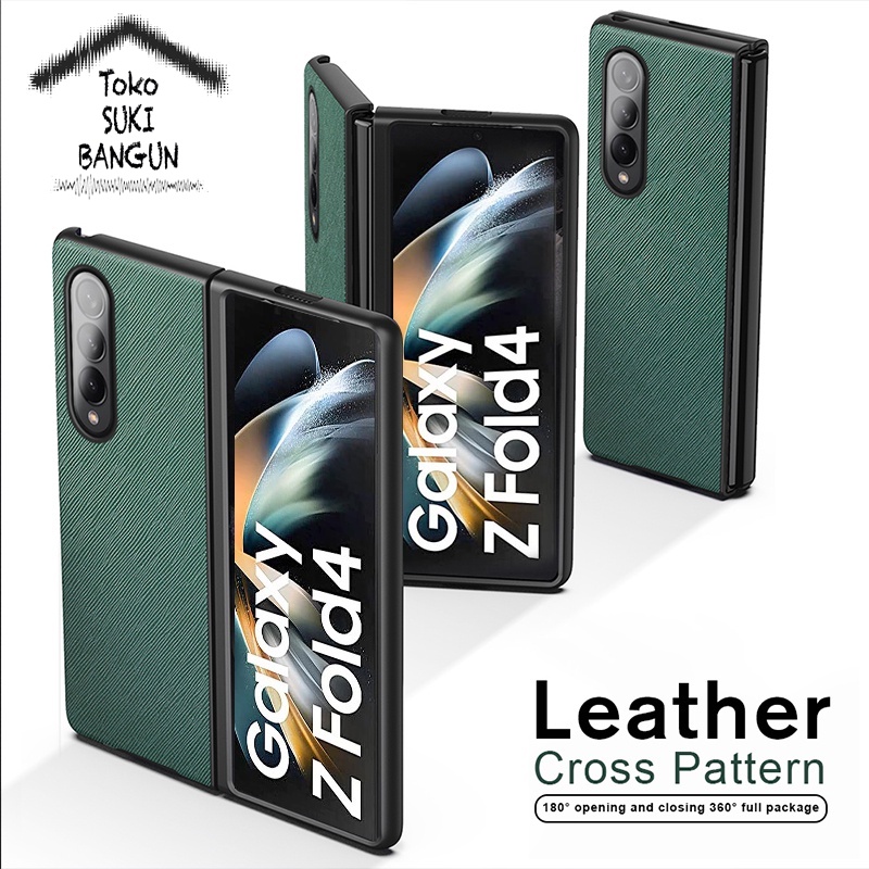 Case Samsung Galaxy Z Fold4 Fold 4 CROSS Pattern Cover Pouch Protector Casing ZFO4-003