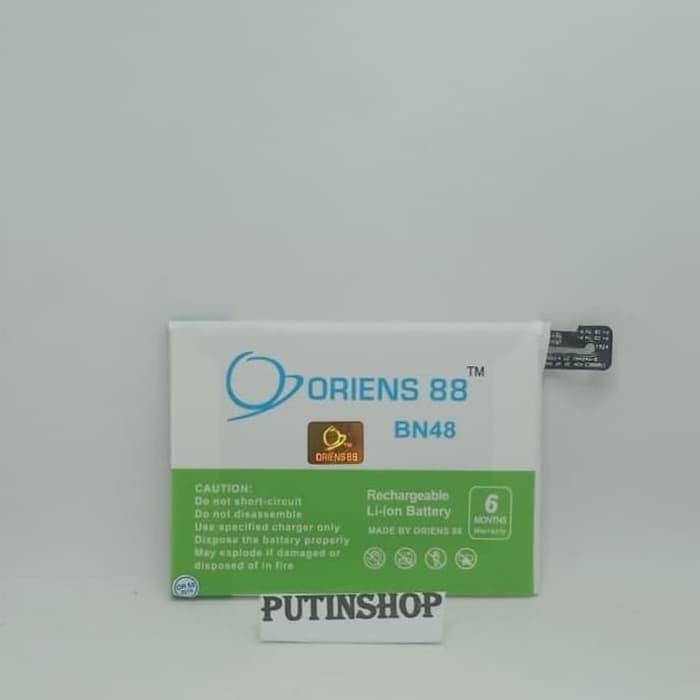 (P) BATERAI REDMI NOTE 6 Pro BN48- ORIENS 88 DOUBLE POWER/IC