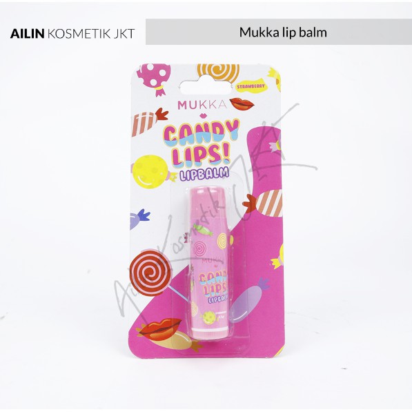 MUKKA LIP BALM CANDY LIPS MUKKA LIP BALM CANDY LIPS by Ilegan.id
