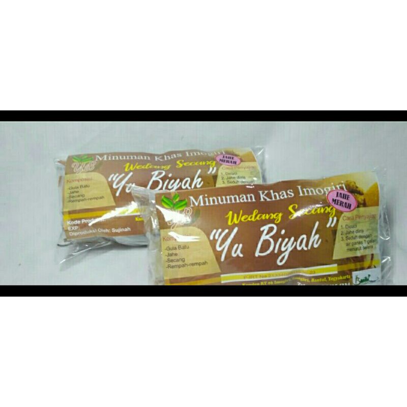 

Yu Biyah Minuman Secang Jahe Merah Segar