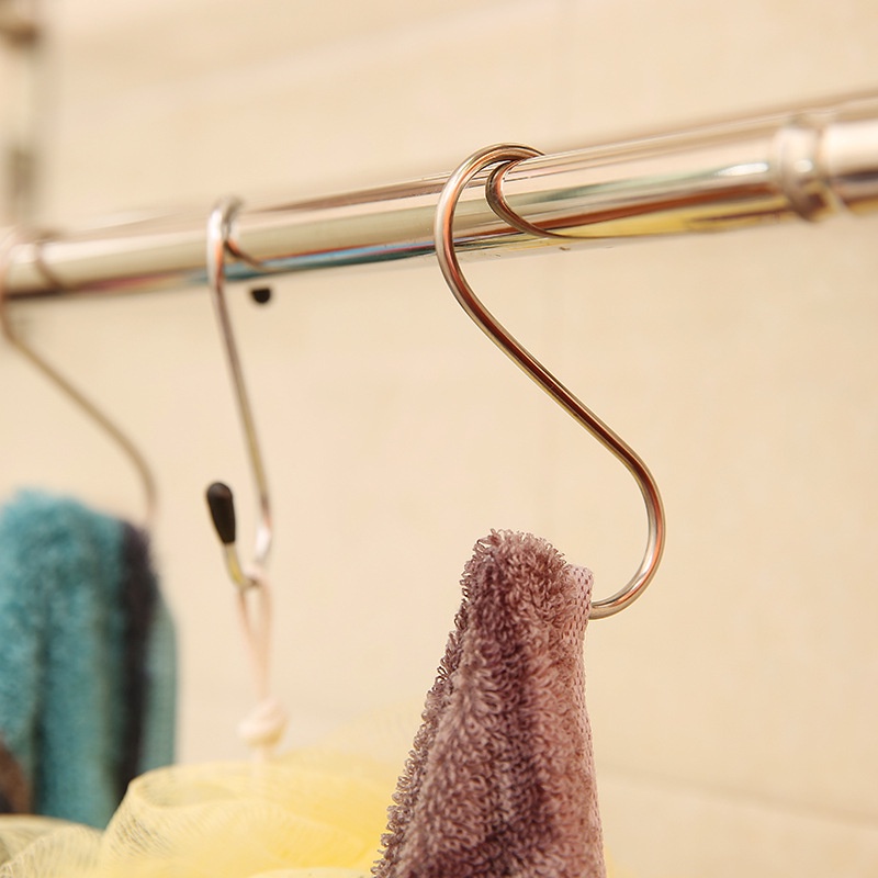 (BOW) 4Pcs Gantungan Hook Bentuk S Gantungan Multifungsi S Type Sling Dog 1MN467