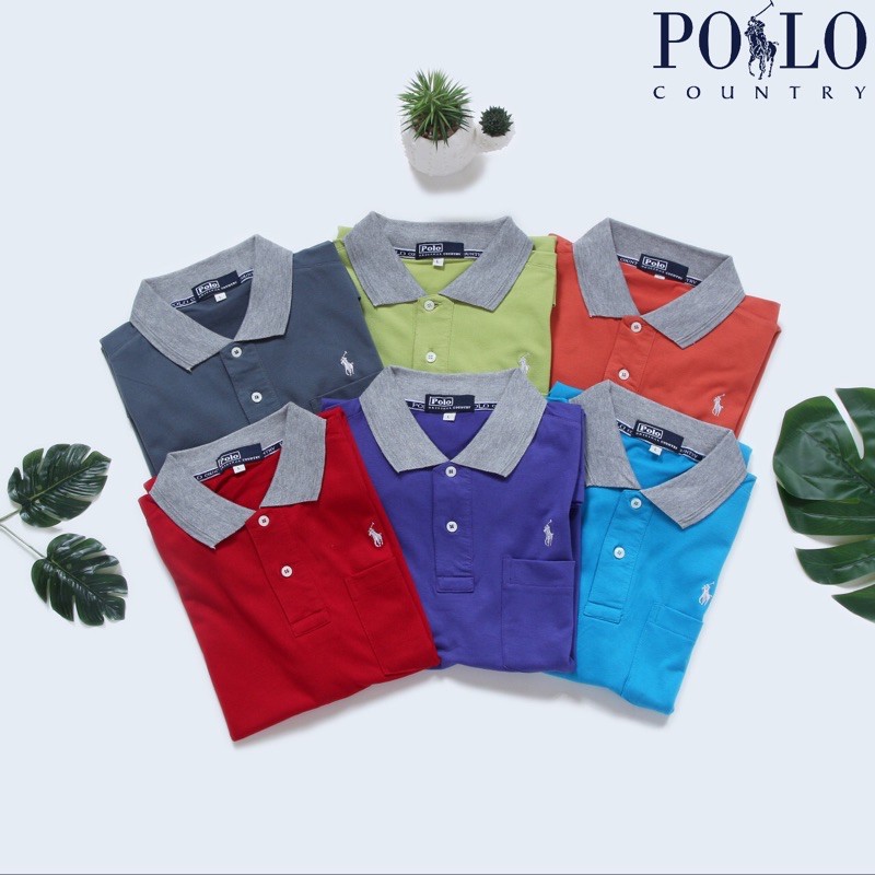 polo country / polo shirt cowok