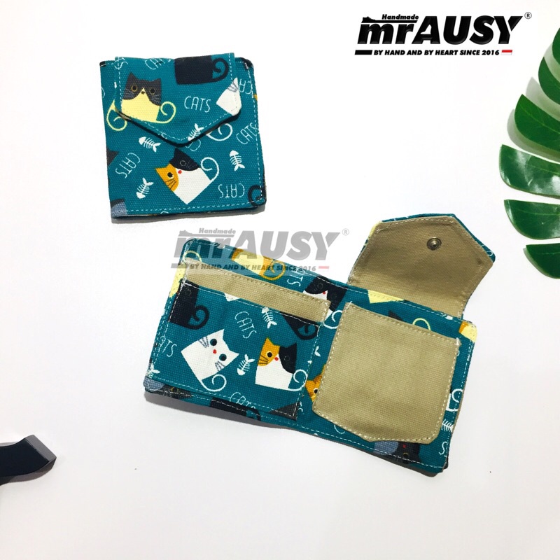 Dompet Mini Wanita/Cewek Canvas Motif mrAUSY Murah