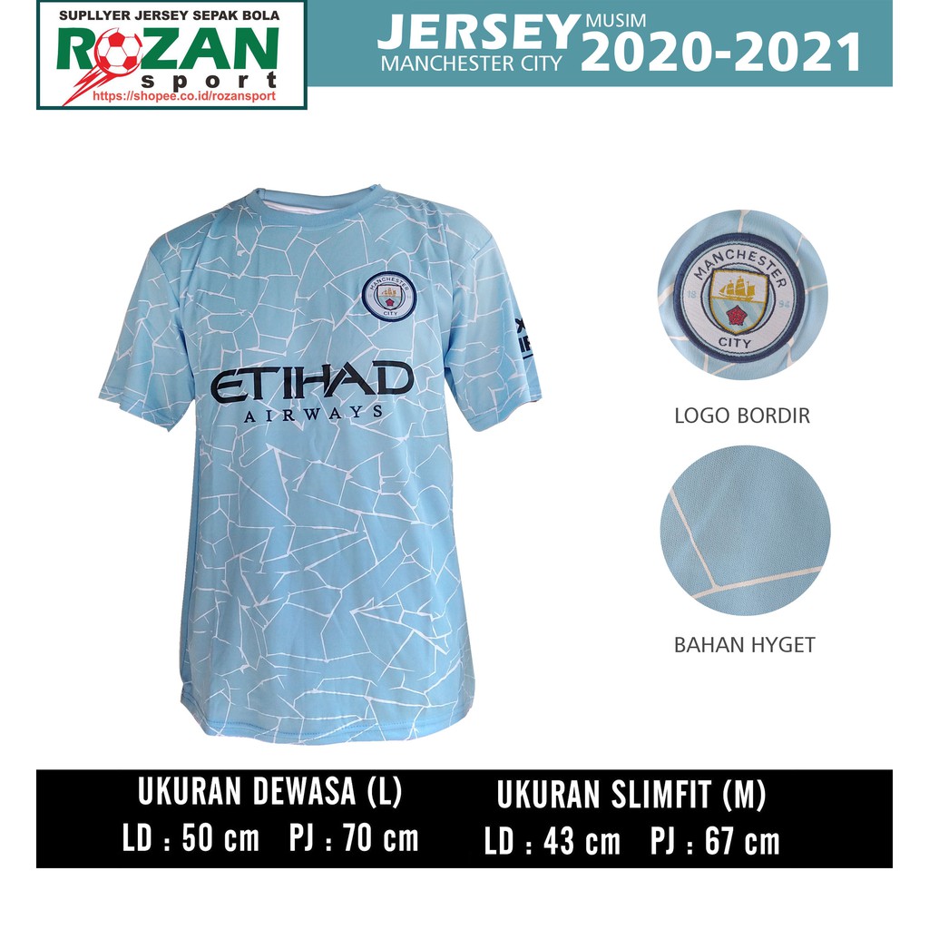 jersey M City terbaru musim 2020-2021
