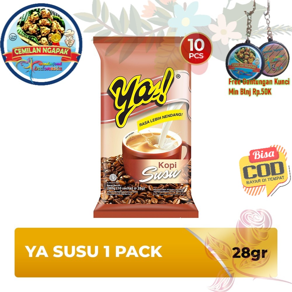 

YA Susu 1 Pack (10 x 28 gr) Kopi Santai