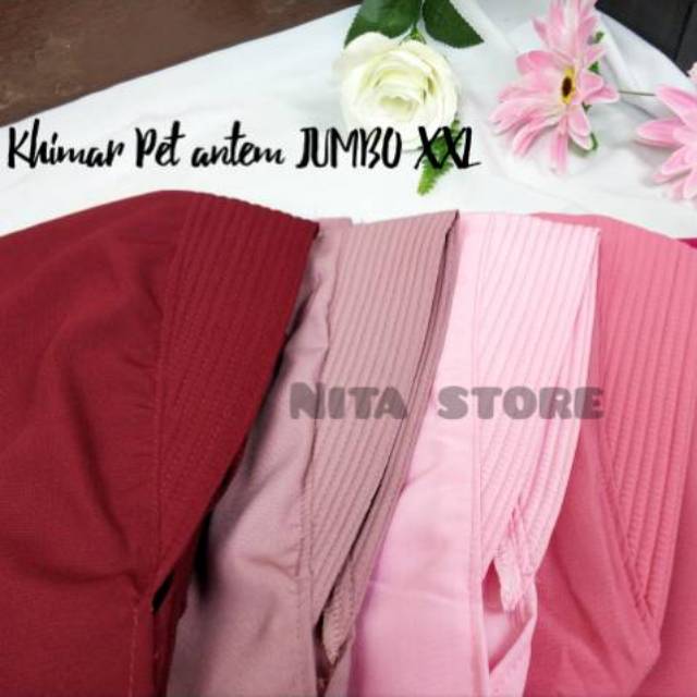 Khimar Pet JUMBO XXL Hijab instan Kerudung pet antem