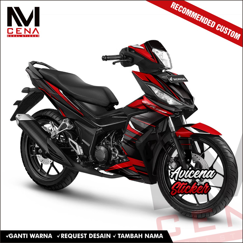 Sticker Decal Honda Supra GTR 150 Decal Sticker Supra GTR Sticker Striping Decal Supra GTR GFX