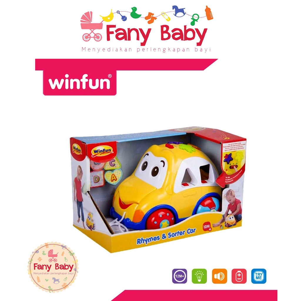 WINFUN RHYMES &amp; SORTER CAR 0659 - 01