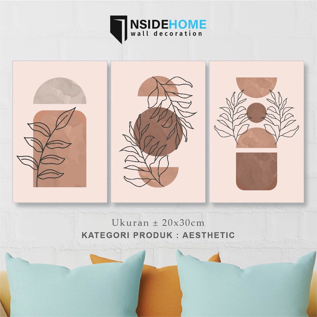 Wall Decor Aesthetic Abstract Bohemian Pajangan Rumah Kamar Anak Abstrak Hiasan Dinding Estetik Post
