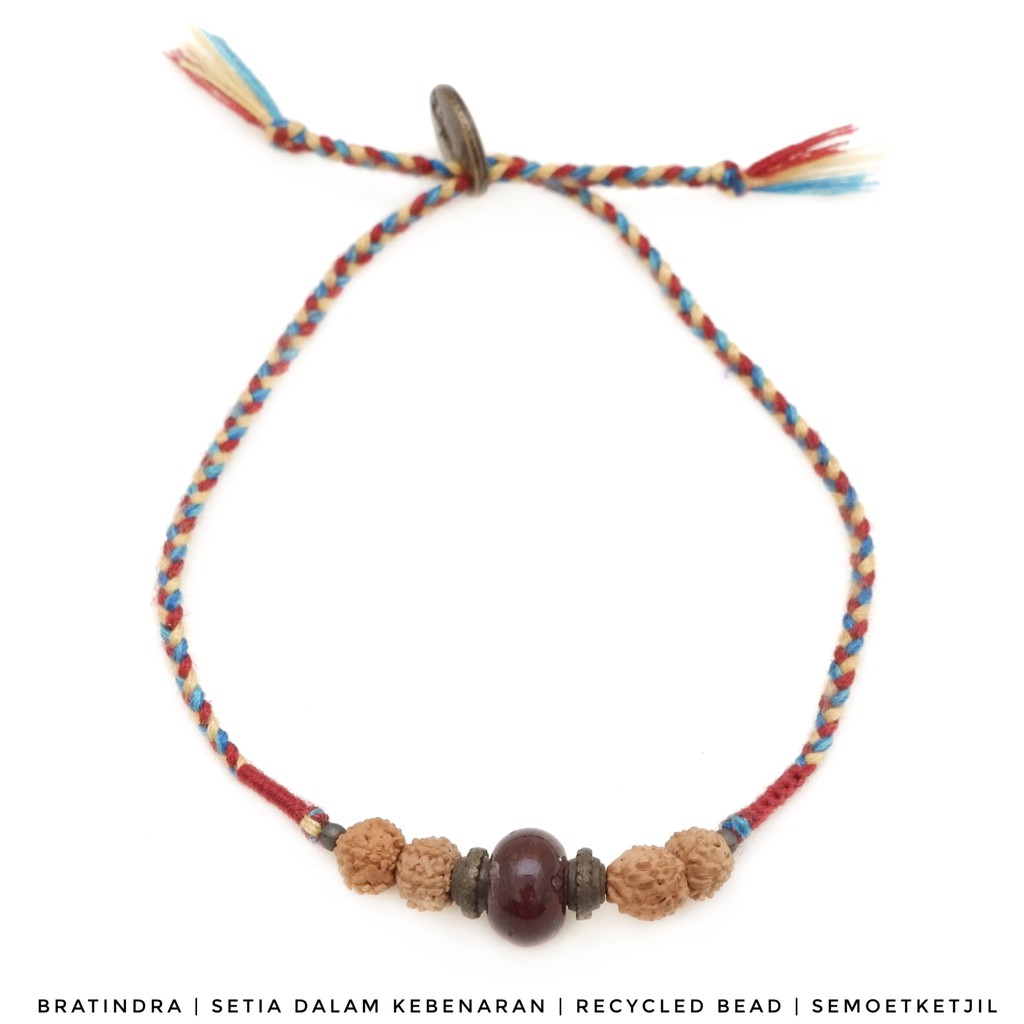 

Semoet Ketjil Gelang Boho Bratindra Rudraksha Bohemian Special Edition