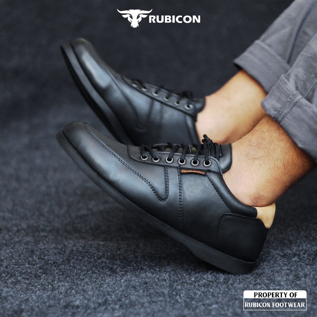 SEPATU OXFORD RUBICON BASE COKLAT SEPATU CLASIK ACARA FORMAL KANTORAN KULIT SINTETIS PREMIUM QUALITY