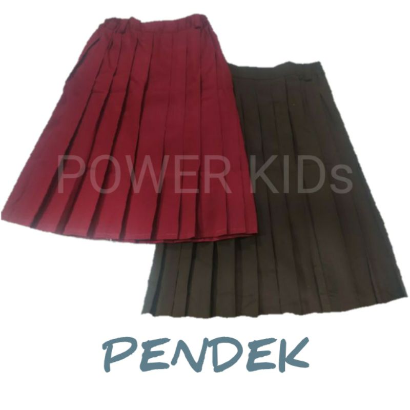 SERAGAM SEKOLAH SD ROK PENDEK PLISKIT REMPEL PLIPIT