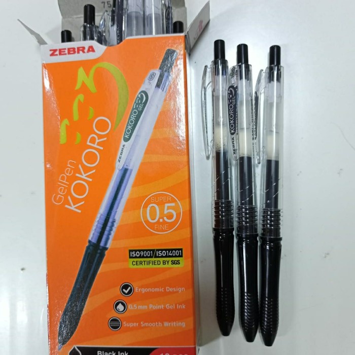 

Jualan Kokoro Zebra Bolpen Gel 0.5 Hitam Sale!!!