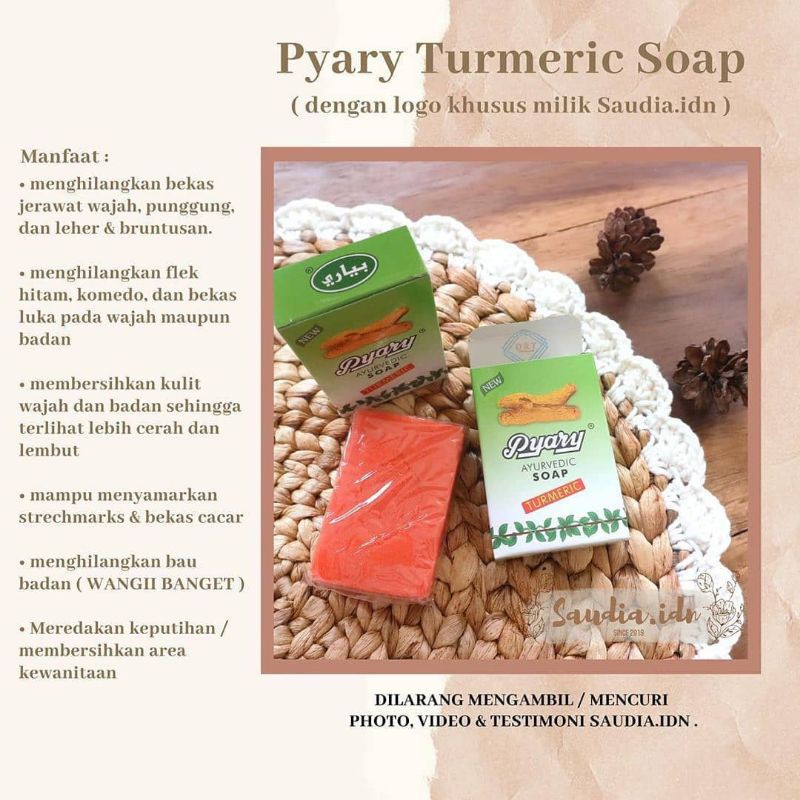 Pyary Turmeric Soap
