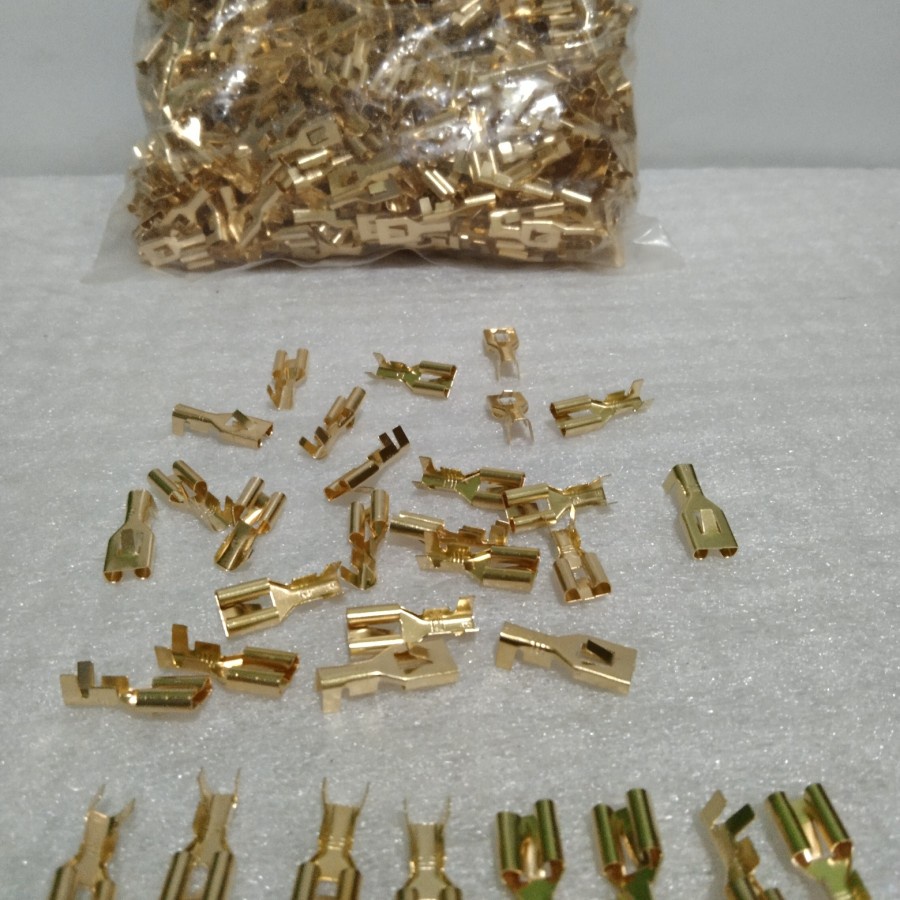 TERMINAL SKUN GEPENG CEWE LEBAR 6,3 MM/ SKUN KLAKSON