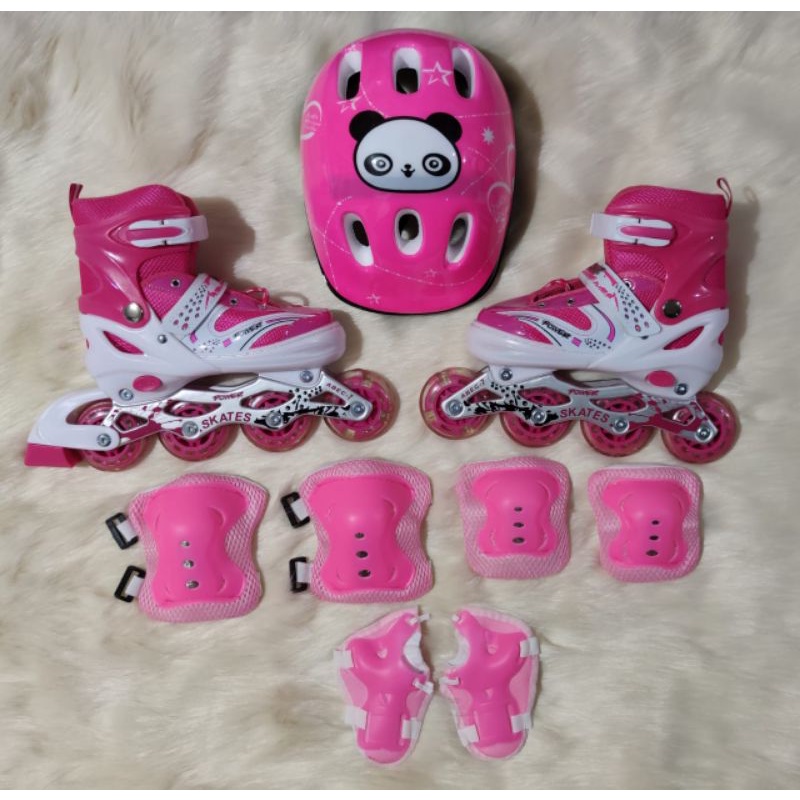 PROMO Sepatu Roda Anak Inline Skate bisa BAJAJ komplit with DEKKER // TERMURAH RODA TIGA