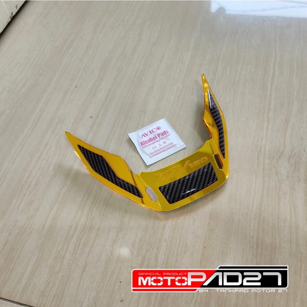 motopad27 garnish spakbor depan honda adv 160 akrilik