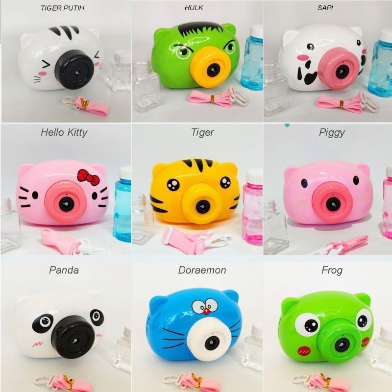 MAINAN TERLARIS Bubble Camera gelembung/Camera bubble elektrik/Mainan anak Bubble