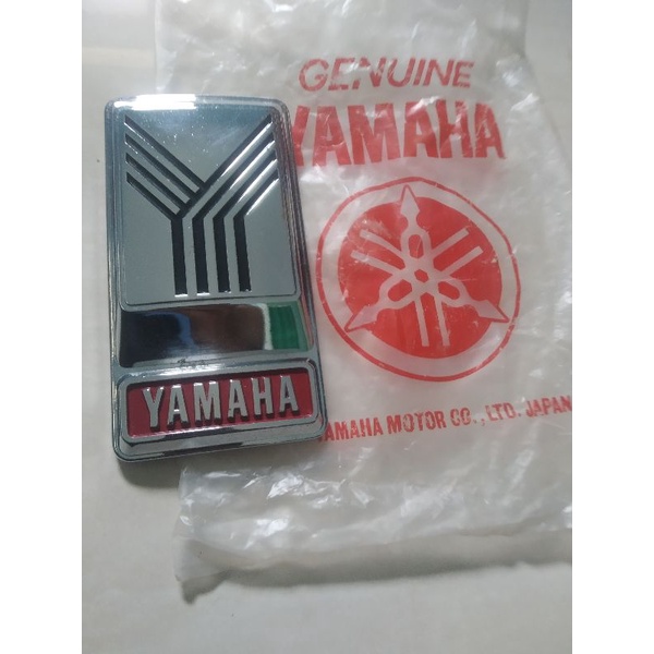 Logo emblem panel depan yamaha v80 robot superdeluxe excellent original