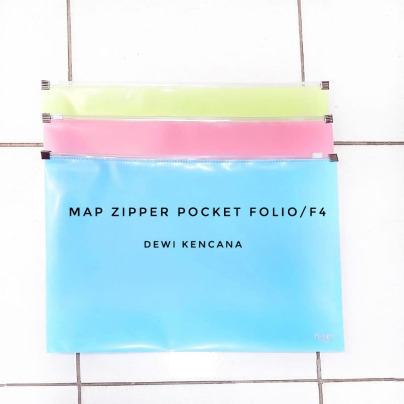 Map Zipper Pocket Folio Bantex 3222 /Map Data/Map plastik
