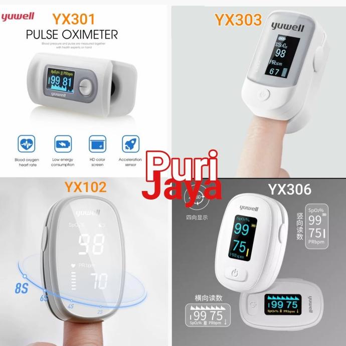 Yuwell Oximeter Fingertip Pulse Oxymeter YX303 YX306