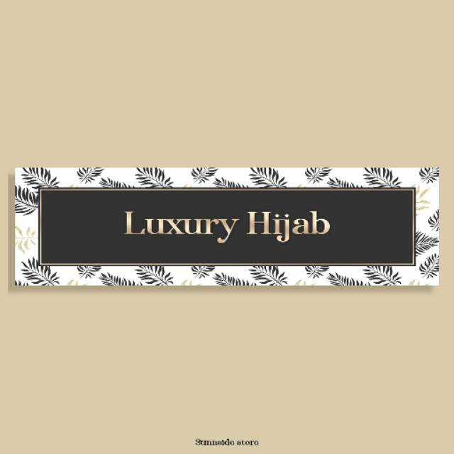

Hangtag label untuk hijab