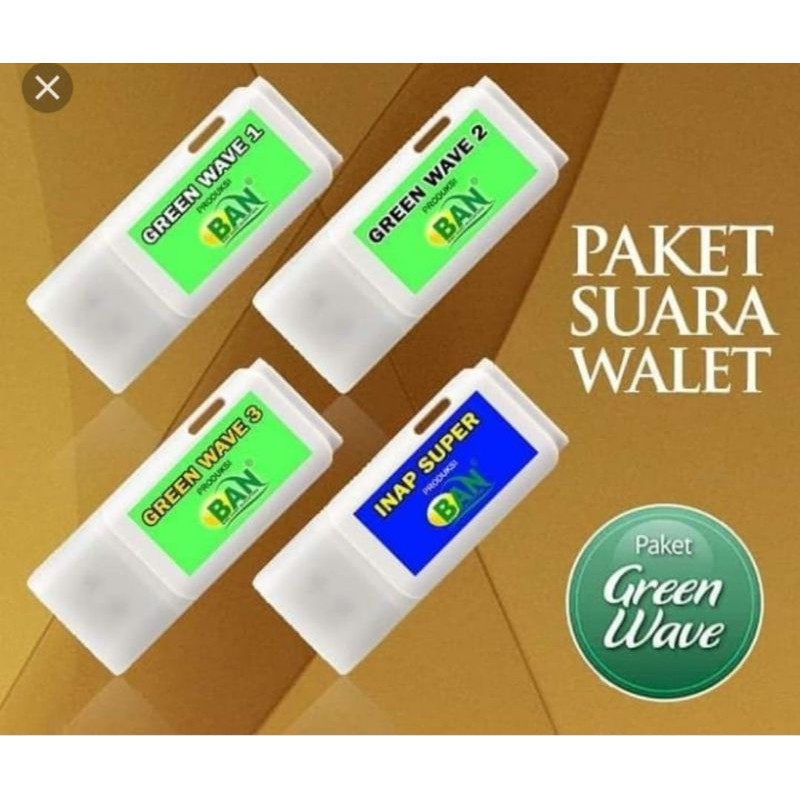 PAKET SUARA WALET GREEN WAVE ORIGINAL BAN DUNIAWALET DRS ARIF BUDIMAN