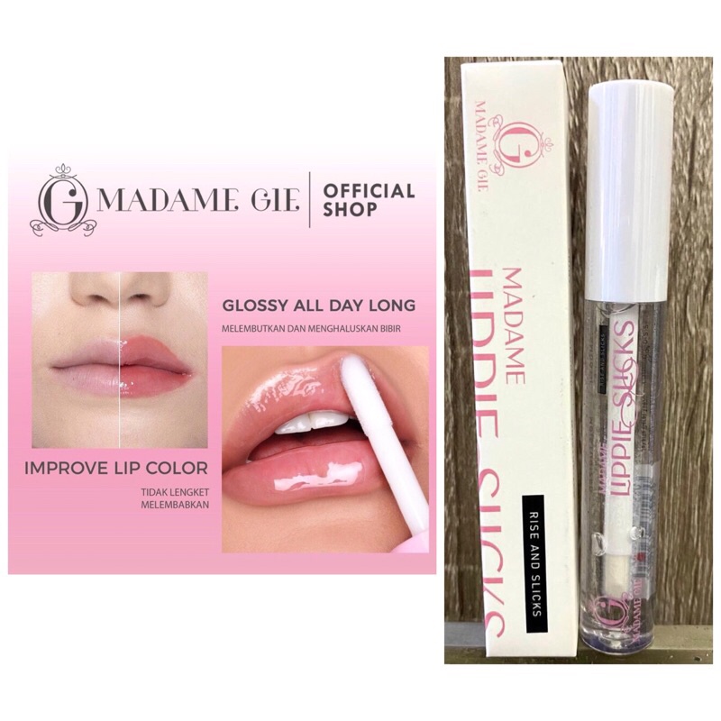 Madame gie Lipgloss/ lip gloss madame gie/ madame gie Lippie slick