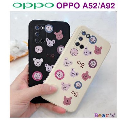 CASE OPPO A52 A92 KOALA CARTOON FASHION SOFTCASE GAMBAR CEWEK CUTE - OPPO A92, HITAM