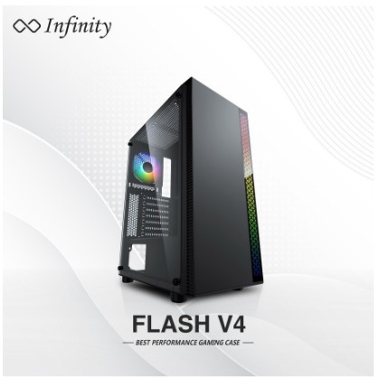 INFINITY FLASH V4 Tempered Glass - ATX, mATX Gaming Case