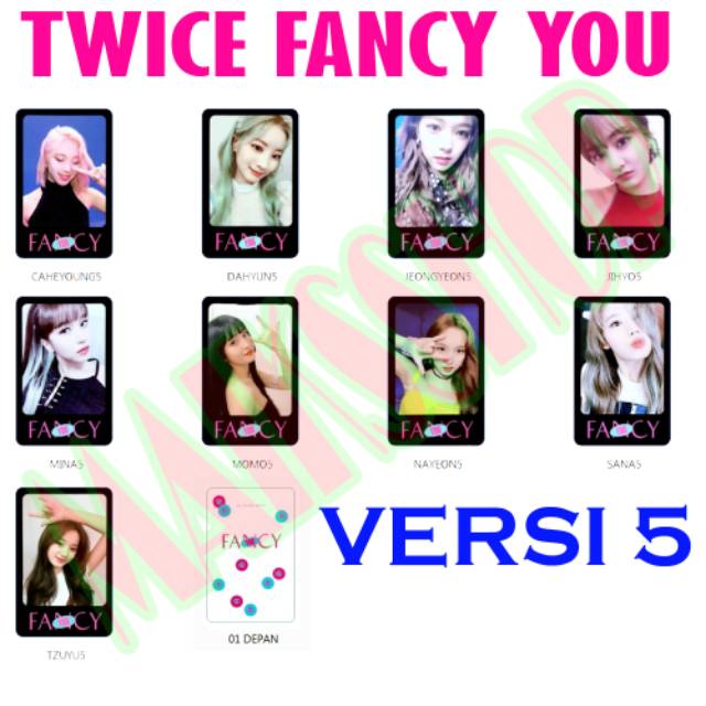 Twice Fancy You Photocard Kpop