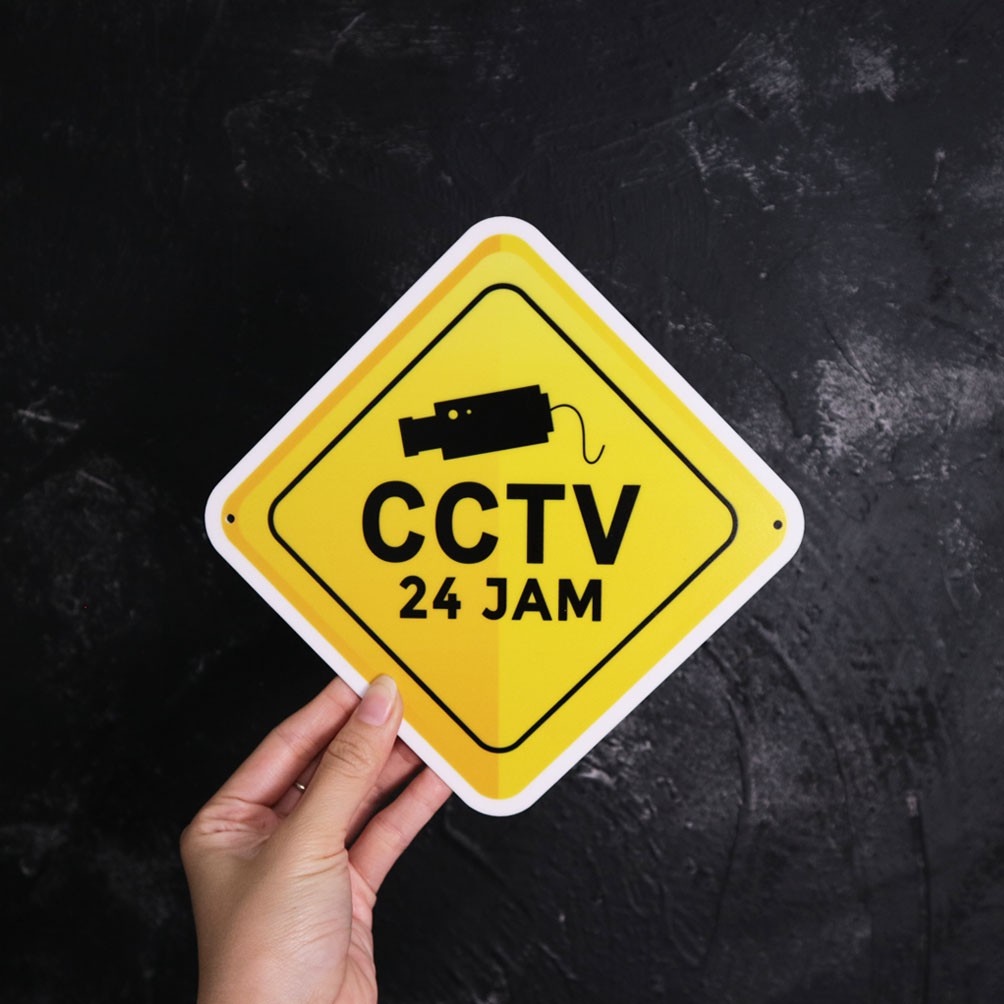 CCTV 24 JAM | Papan Sign Board Akrilik