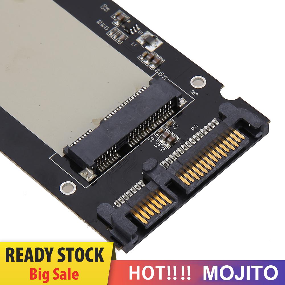 MOJITO mSATA SSD to 2.5in SATA Convertor Adapter Card Computer Transition Card