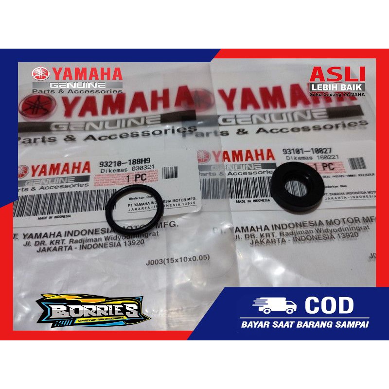 SEAL SIL &amp; O RING ORING POMPA OLI SAMPING RX KING NEW ORIGINAL YAMAHA