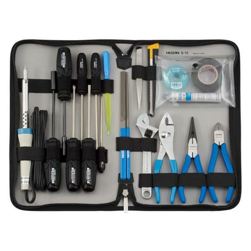 Hozan S-10 kit Tools set with Handy carry bag 20pcs kit contains